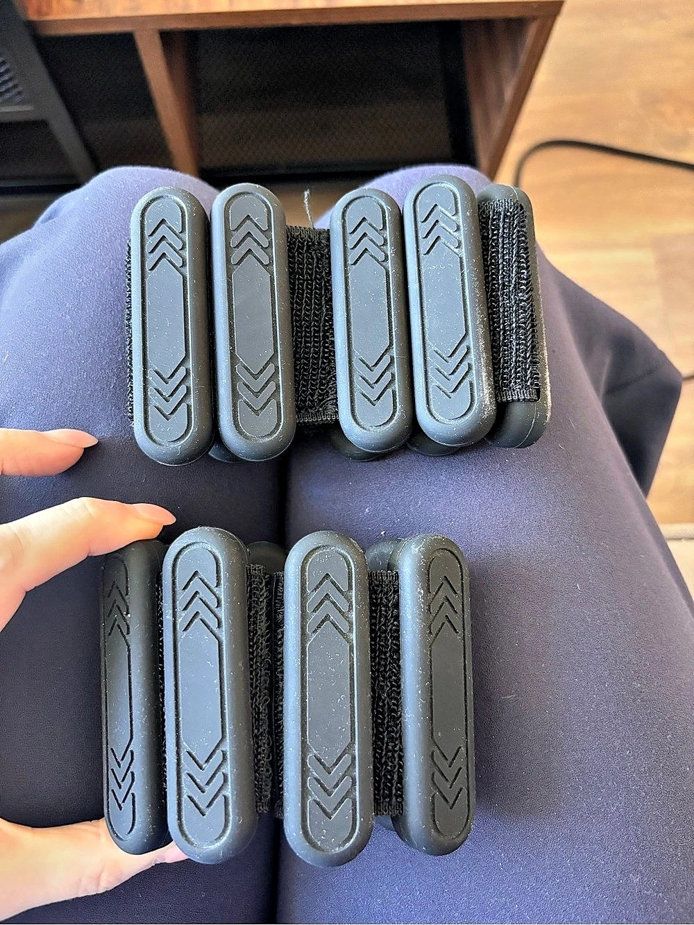 Bala Bangles 1 lb Black Resistance Weights (2 available)